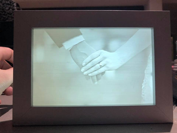 Personalised Lithophane LED Wedding Photo Frame — 6×4 (Variation)