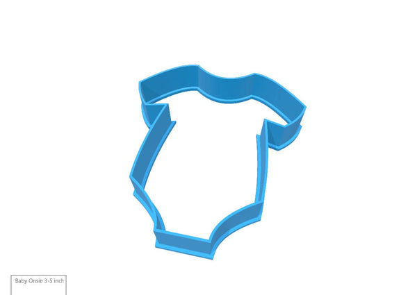 Baby Onesie 3D Printed Cookie Cutter