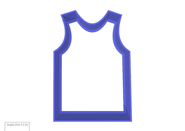 Jersey / Singlet 3D Printed Cookie Cutter