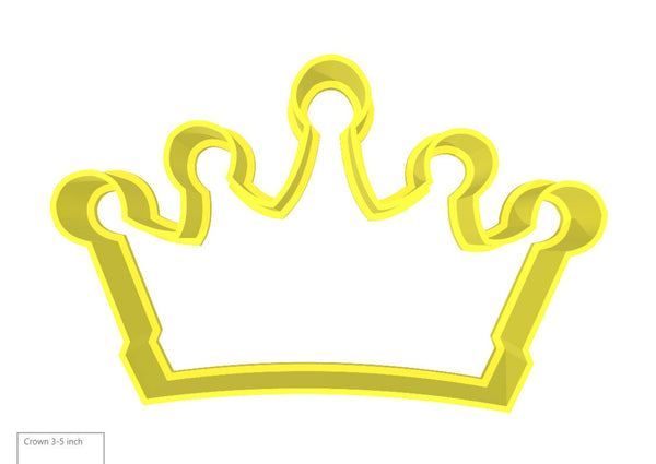 Crown 3D Printed Cookie Cutter