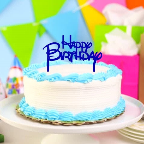 Personalised Disney-Font Birthday Acrylic Cake Topper