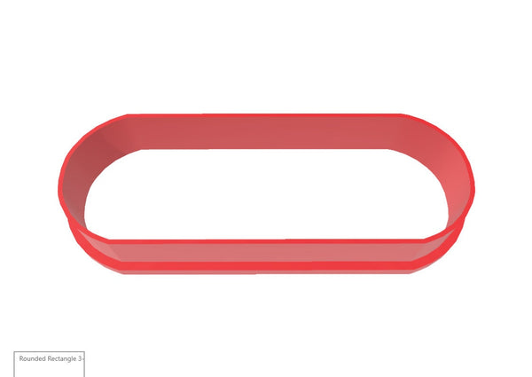 Rounded Rectangle Cookie & Fondant Cutter