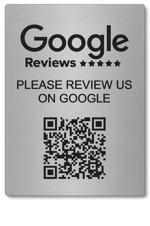 Custom Google Review QR Code Acrylic Sign