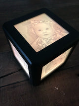 Personalised Lithophane LED Photo Cube Lamp — USB Powered