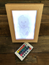 Personalised Lithophane LED Photo Frame — 6×4 Backlit