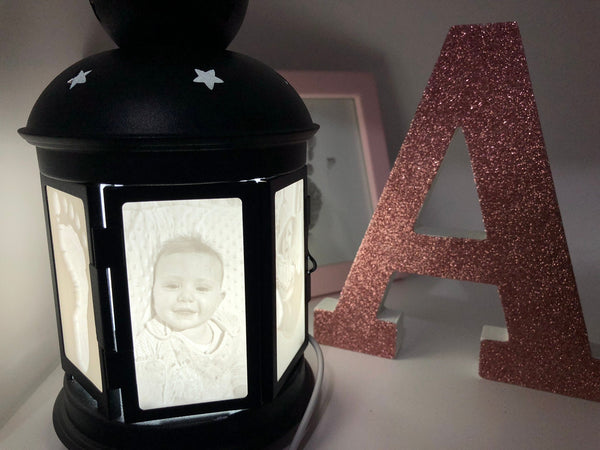 Personalised Lithophane LED Lantern Light — 6 Panels