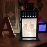Personalised Lithophane Large LED Lantern — 4 Portrait Panels
