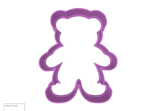 Teddy Bear 3D Printed Cookie Cutter