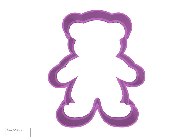 Teddy Bear 3D Printed Cookie Cutter