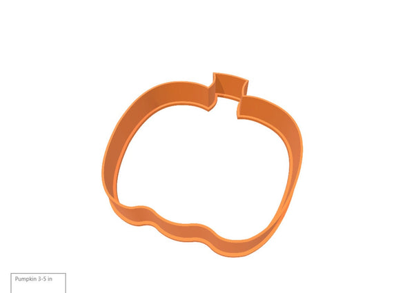 Pumpkin Halloween 3D Printed Cookie Cutter