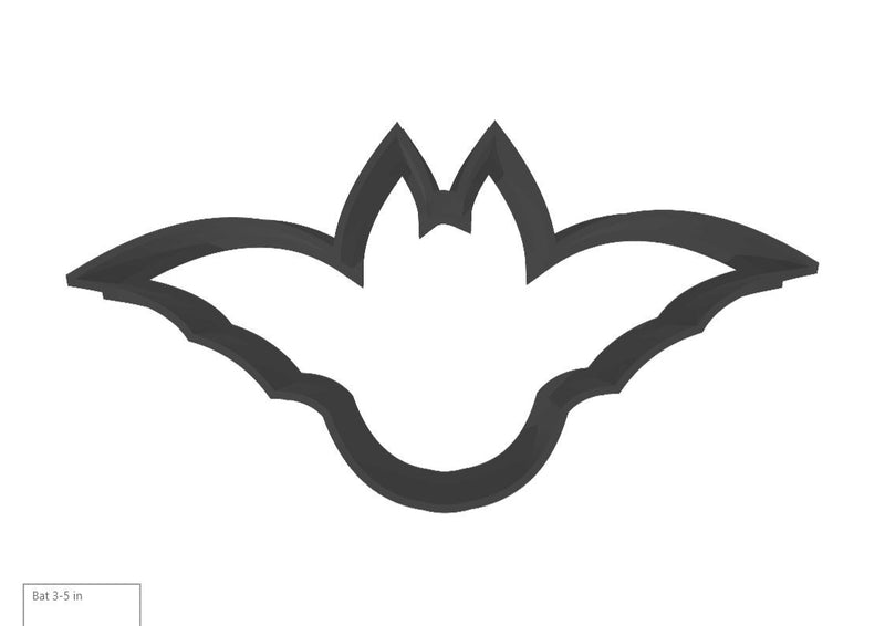 Bat Halloween 3D Printed Cookie Cutter