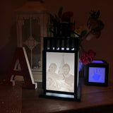 Personalised Lithophane Large LED Lantern — 4 Portrait Panels