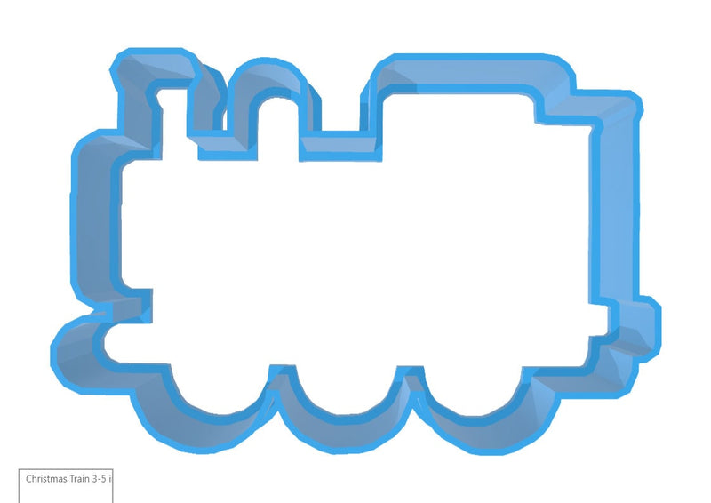 Christmas Train 3D Printed Cookie Cutter