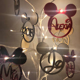 Personalised Minnie Mouse Acrylic, Plywood or MDF Bauble