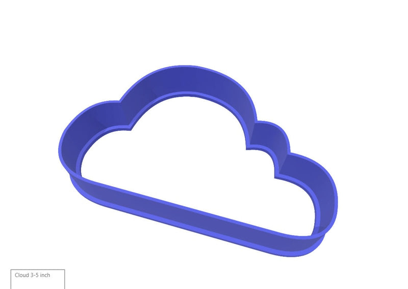 Cloud 3D Printed Cookie Cutter