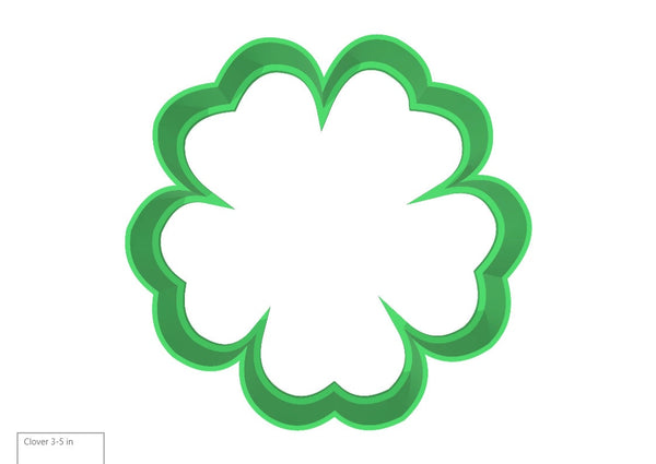 Clover 3D Printed Cookie Cutter