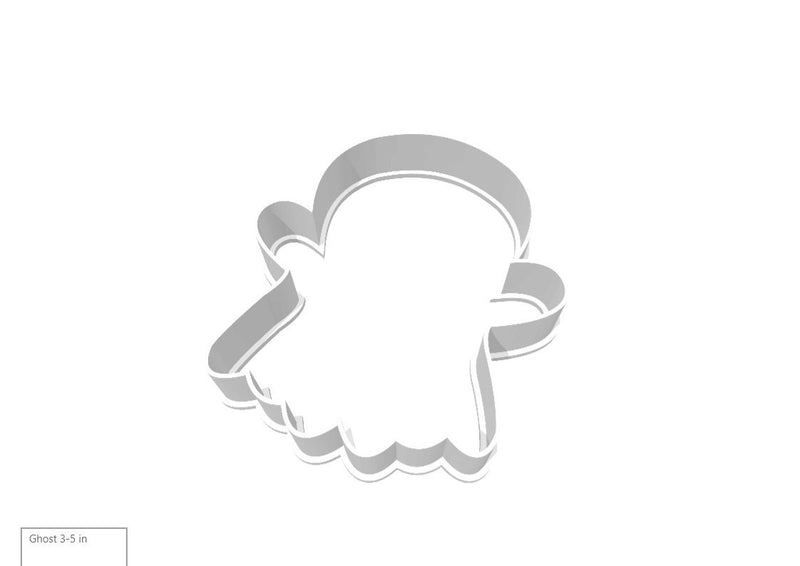 Ghost Halloween 3D Printed Cookie Cutter