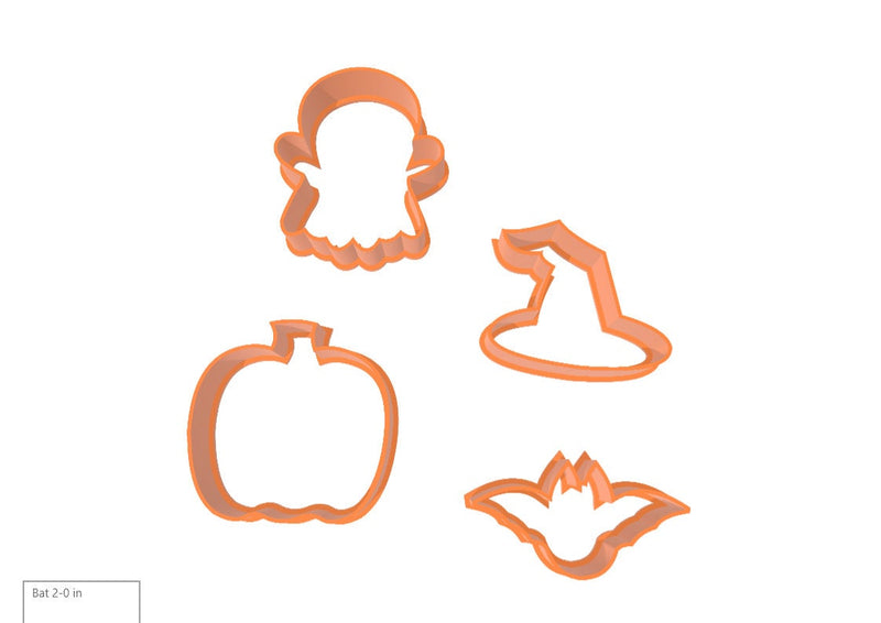 Halloween Cookie Cutter Set — 4 Pack