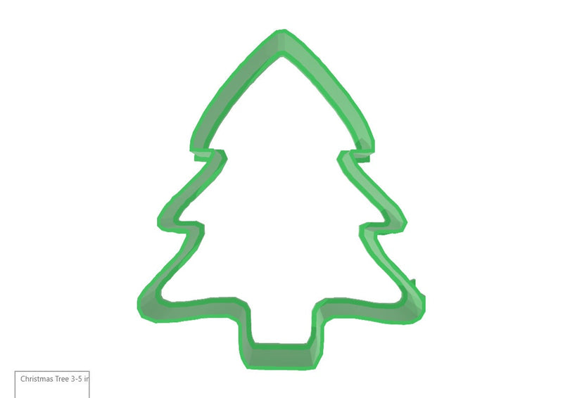 Christmas Tree 3D Printed Cookie Cutter