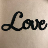 Personalised Acrylic, MDF or Plywood "Love" Word Wall Decoration