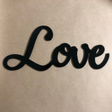 Personalised Acrylic, MDF or Plywood "Love" Word Wall Decoration