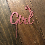Personalised Acrylic Cake Topper — Script Font
