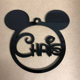 Personalised Mickey & Minnie Mouse Bauble — Standard Colours