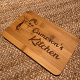 Personalised Laser Engraved Bamboo Serving / Chopping Board
