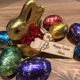 Personalised Easter Engraved Plywood Gift Tag