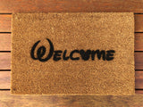 Mickey Mouse Inspired Natural Coir Welcome Door Mat