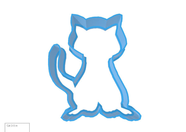 Cat 3D Printed Cookie Cutter