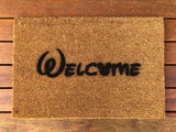 Mickey Mouse Inspired Natural Coir Welcome Door Mat