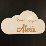 Personalised Cloud Name Sign — Nursery & Kids Room