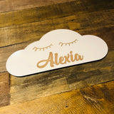 Personalised Cloud Name Sign — Nursery & Kids Room