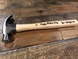 Personalised Laser Engraved Hammer — Choose Your Font