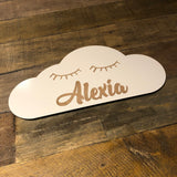Personalised Cloud Name Sign — Nursery & Kids Room