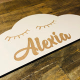 Personalised Cloud Name Sign — Nursery & Kids Room