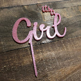 It's a Boy / Girl Acrylic Cake Topper