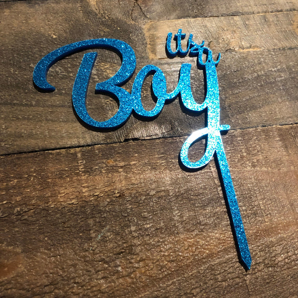 It's a Boy / Girl Acrylic Cake Topper
