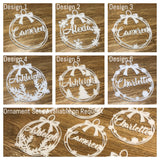 Personalised Acrylic Christmas Bauble Ornament