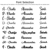 Personalised Acrylic, Plywood, MDF or Bamboo Script Name Sign — 200–500mm
