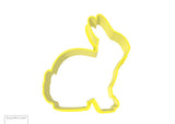Easter Bunny Sitting 3D Printed Cookie Cutter