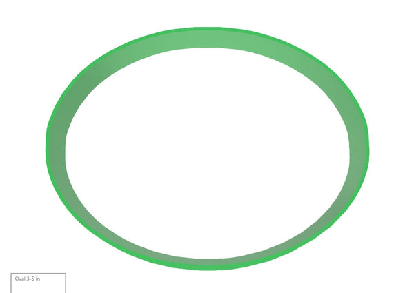 Oval Cookie & Fondant Cutter