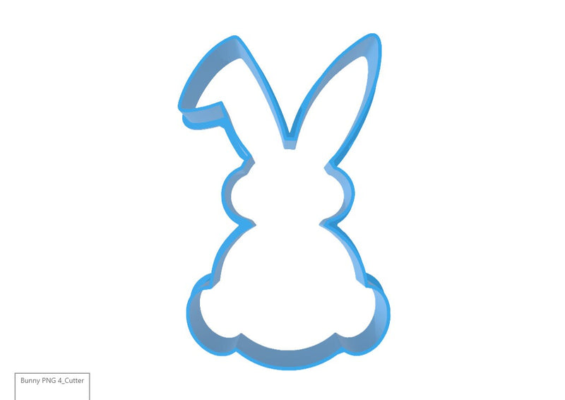 Easter Bunny Ear 3D Printed Cookie Cutter