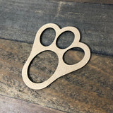 Easter Bunny Paw Print Stencils