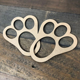 Easter Bunny Paw Print Stencils