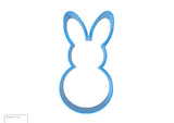 Bunny 3D Printed Cookie & Fondant Cutter — Style 6