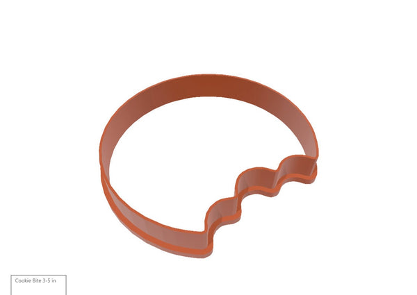 Cookie Bite Shape Cookie & Fondant Cutter