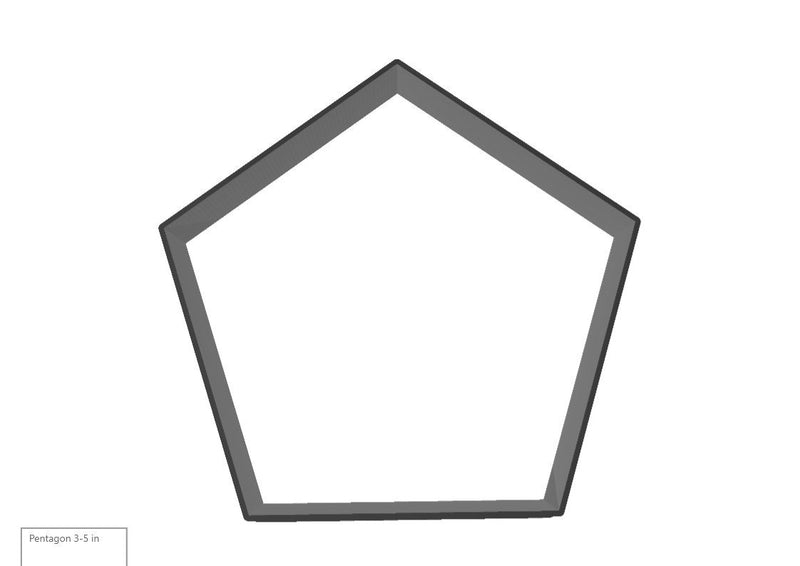 Pentagon Cookie & Fondant Cutter