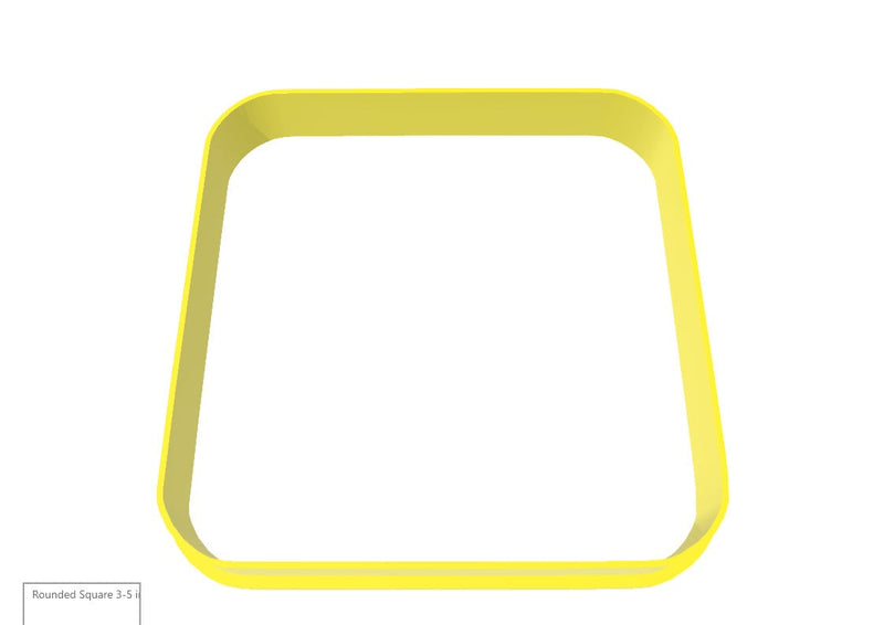 Rounded Square Cookie & Fondant Cutter
